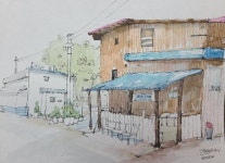 산루리 어반스케치, 아스팔트 위에 핀 꽃 展