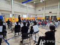 연곡초 찾아간 양주시향 관내 모든 학교가 시향의 현장 연주 희망
