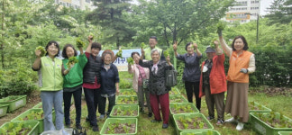 분당목련주공1단지, 상자텃밭으로 어르신들의 소확행 지원