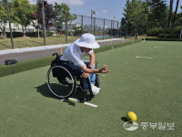 수원 유일 론볼경기장 운영 시작…내 집 마련한 것 같아 좋아요