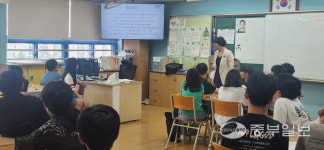 [새로운 경기교육] 용인 대청초 6학년 교실서 울려퍼진 매니페스토 중요성