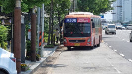 인천 용현동 아파트 인근 버스 불법정차 기승