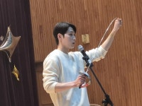 올림픽 금메달리스트 김준호, 학교체육진흥원 찾아가는 스포츠교실서 초교생 대상 진로특강