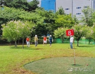 수원시체육회장배 파크골프, 중보들공원 파크골프장서 성료...심상범 협회장 파크골프장 증설 위해 노력할 것