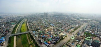 하늘서 본 통합市 기록으로 남긴다