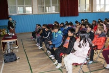 부여 임천초, 소중애 작가 초청, 작은 인문학 교실 개최