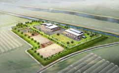 청주 옥산 공공하수처리시설 건설공사 순조