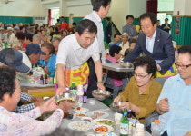 꿈메달 한국스포츠봉사단과 함께 한 주덕읍 경로행사