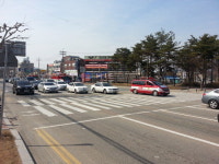 청주서부소방서, 소방차 길 터주기 참여훈련