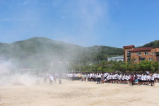 용성중 화재대비 훈련 실시