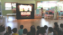 대전보훈실버봉사단, 실종·유괴예방 위해 인형극 공연