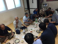 청주 율량사천동 발산마을 경로당 중복맞이 경로잔치 개최