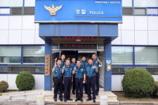 김정훈 충북경찰청장, 충주서 금가파출소 직원 현장 격려