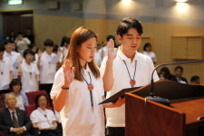 꽃동네대 사회복지인 선서식·실습보고회 개최