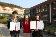 단양군 가곡중 이수민·김민하 학생, 작곡 부문에서 두각
