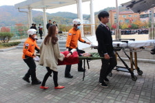 용성중학교 지진.화재 대피 훈련