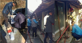 가덕면 독거노인 행복의 집수리 실시