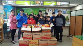 운천신봉동, 운천태권도 어린이관원 라면 전달