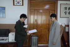 의당장학회, 음봉면사무소에 장학금 전달