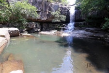 가뭄으로 오염된 괴산 수옥폭포