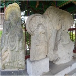 청주 비중리 석조여래삼존상 및 석조여래입상 보물로 지정