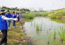 삼성디스플레이, 아산 용두천 정화 봉사