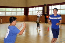 아산무궁화, 영인초 어린이들과 축구로 하나 되다