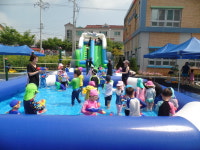제천 의림유치원, 신나는 물놀이