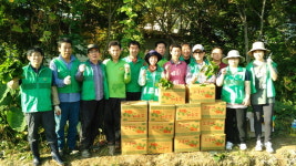 복대2동, 사랑 나눔을 위한 고구마 수확