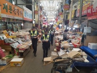 청주상당경찰서, 전통시장 특별치안활동 실시