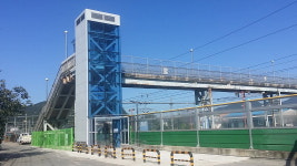 황간역 보도육교 승강설비 주민편익 증진