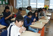 부여 임천초, 첫눈 오는 날 군고구마 손난로 잔치