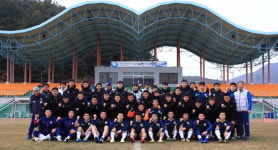 아산무궁화, 남해로 2차 전지훈련 출발