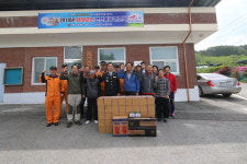청주동부소방서, 화재없는 안전마을 현판식