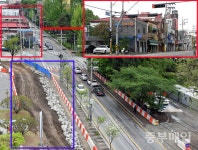 청주 대성로 도로확장 돈없다 들쭉날쭉