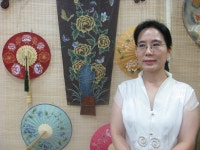 제12회 남송 한영희 개인전 민화공예 부채 전시