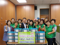 천안 쌍용3동 새마을남녀협의회, 김치 나눔…30가구 전달