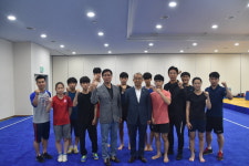 충북체육회, 우슈청소년국가대표선수단 격려