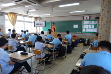 아산중, 직업인 멘토의 날 운영
