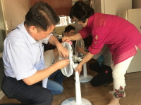 산남동 주민자치위원회, 경로당 17개소 냉방시설 점검