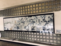 대전만년고, 학생들의 붓끝에서 완성된 전통벽화