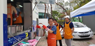 청주 분평동 참!좋은 사랑의 밥차운영