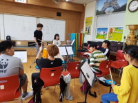 음성 평곡초, 신나는 드럼 세계에 빠져요
