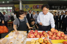 청주시, 추석 명절맞이 전통시장 장보기