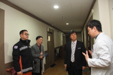 김익수 옥천소방서장, 중점관리 대상 현장 점검