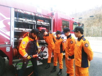 영동소방서, 신임소방공무원 교육생 현장 실습 실시