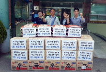 성정1·2동, 경로당 기탁물품전달