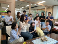 흥덕구 가경동, 직원 생일 파티로 소통·화합 다져
