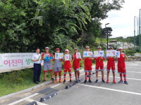 청주 현도중 야구부, 직접 수확한 옥수수 프로야구 선배들에게 보내