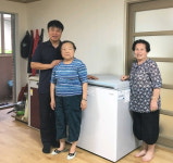 남청주신협, 영우리 경로당에 김치냉자고 기증